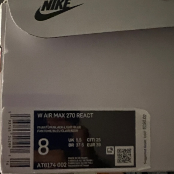 Nike Air Max 270 React Bauhaus Women’s Size 8 - Picture 8 of 8